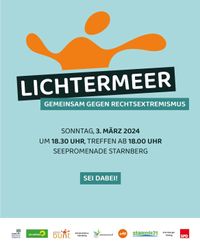 Plakat Lichtermeer 3.3.